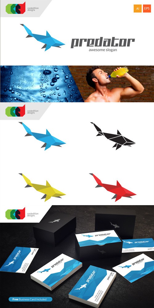 Predator - Logo Template plus Business Card