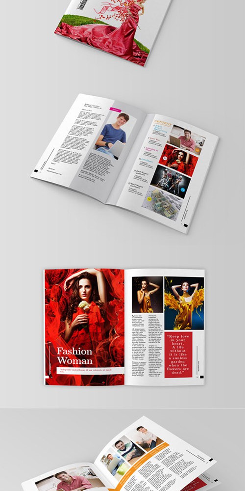 InDesign Magazine Template - Zine