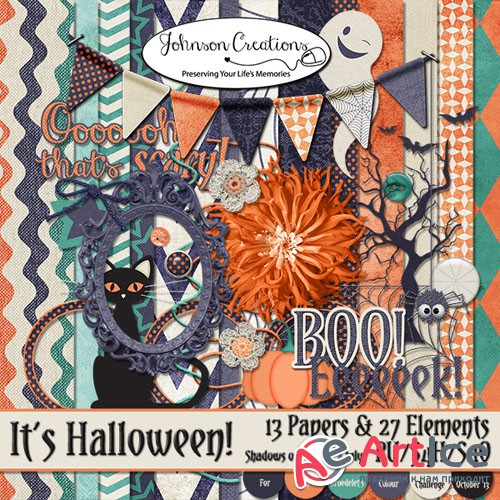 Scrap - Its Halloween! PNG and JPG