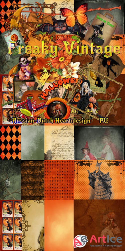 Scrap - Freaky Vintage PNG and JPG