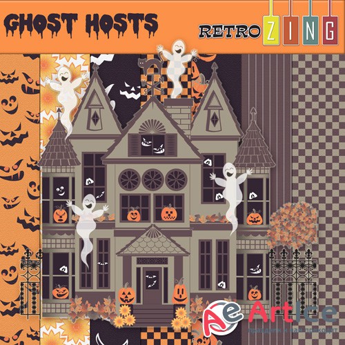 Scrap - Ghost Hosts PNG and JPG