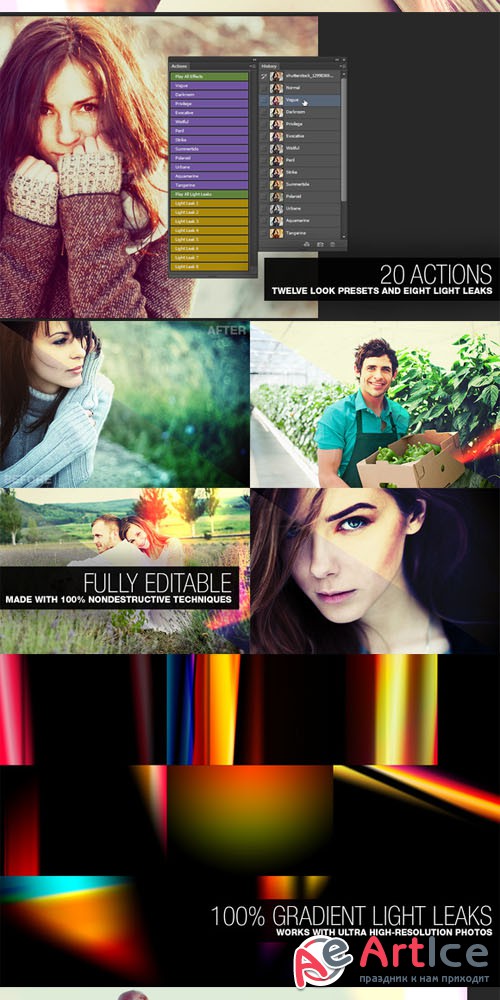 CreativeMarket - Premium Looks - 20 Photoshop Actions