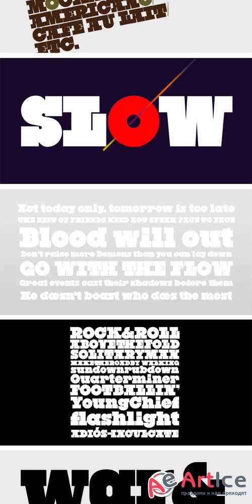 Black Slabbath Font Family