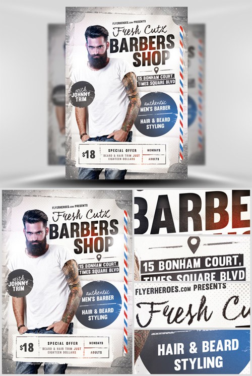 Fresh Cutz Flyer Template