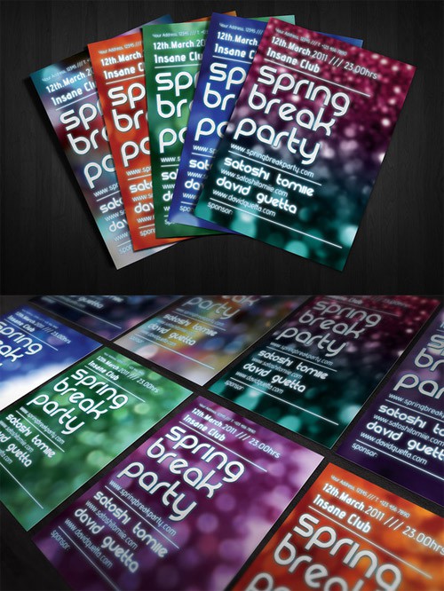Spring Break Party Flyer