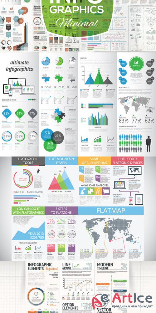 Minimal Infographic Kit - CM 70542
