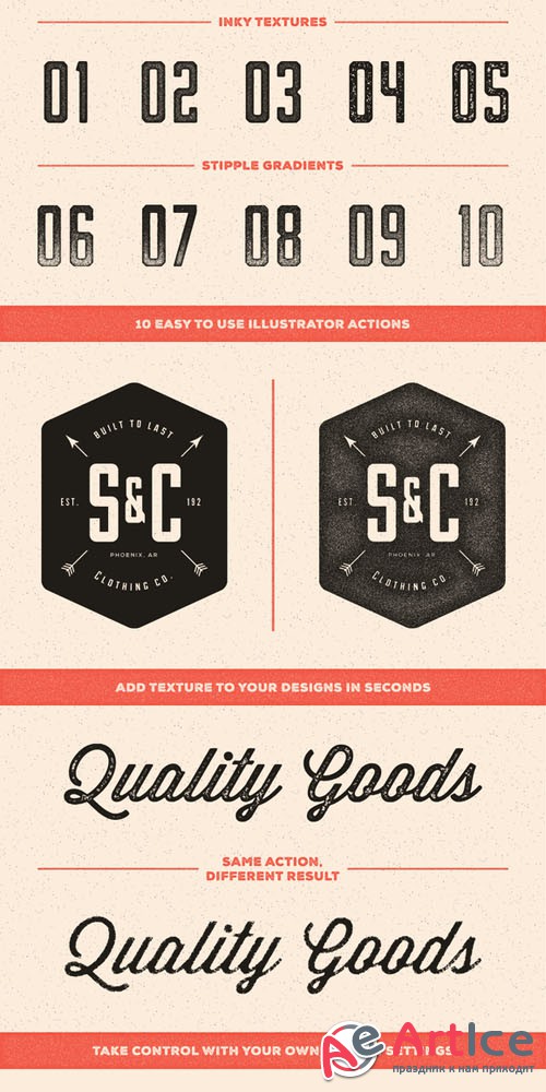 Inkblock - Illustrator Actions - CM 38667