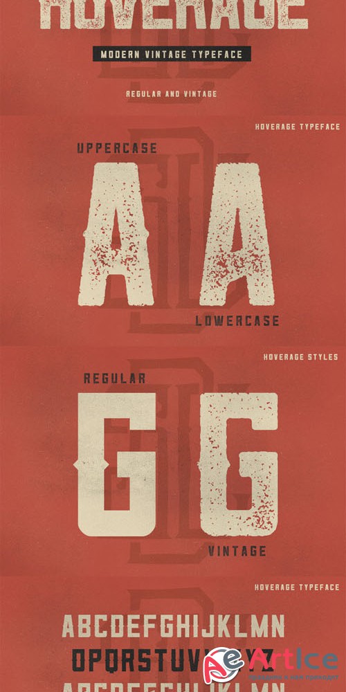 Hoverage Typeface - CM 54580