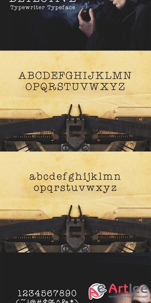 Detective Font - Creativemarket 177644