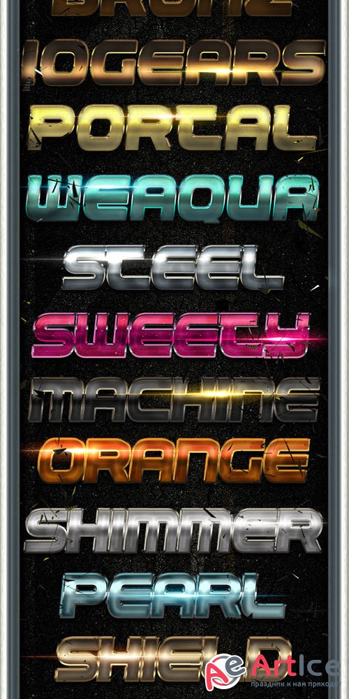 Fine Metal Text FX - Graphicriver 3010326