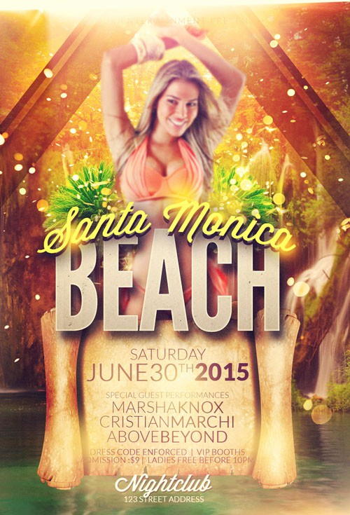 Summer Party Flyer Template