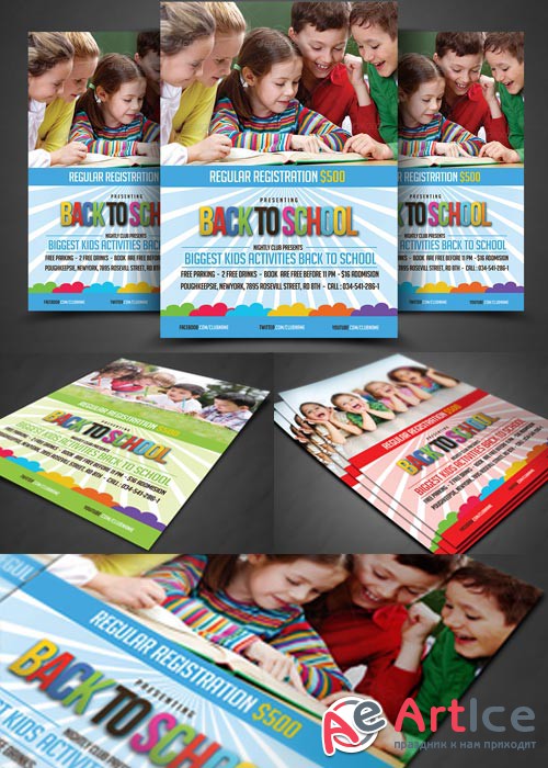 Kids Education Flyer Template