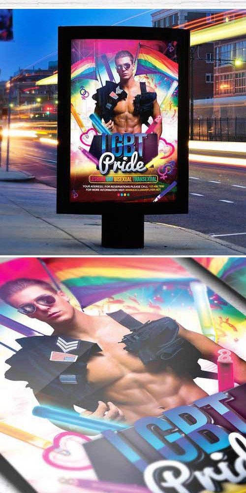 Flyer Template - Lgbt Pride + Facebook Cover