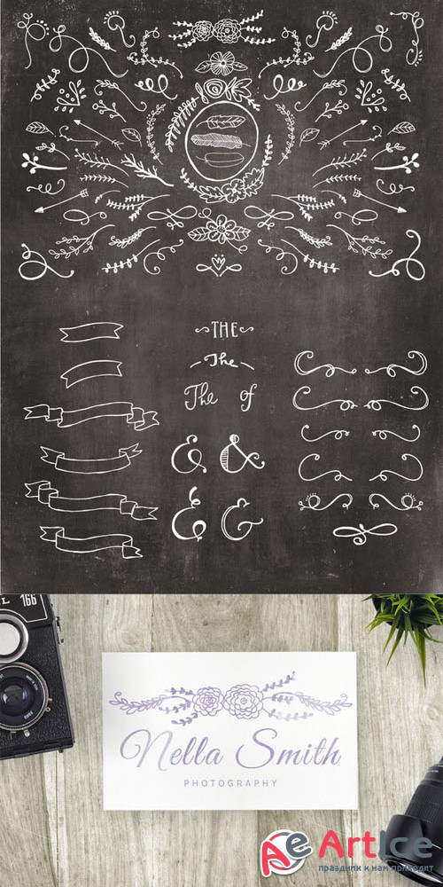 Creativemarket - Hand Drawn Flourishes Toolkit 131931