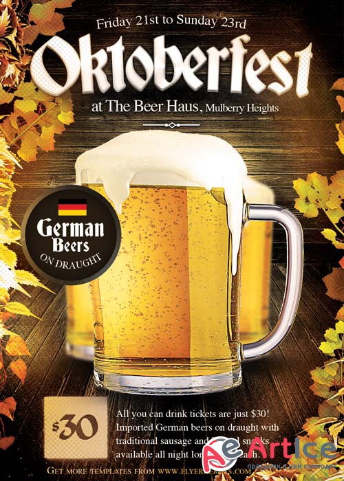 Oktoberfest Flyer Template