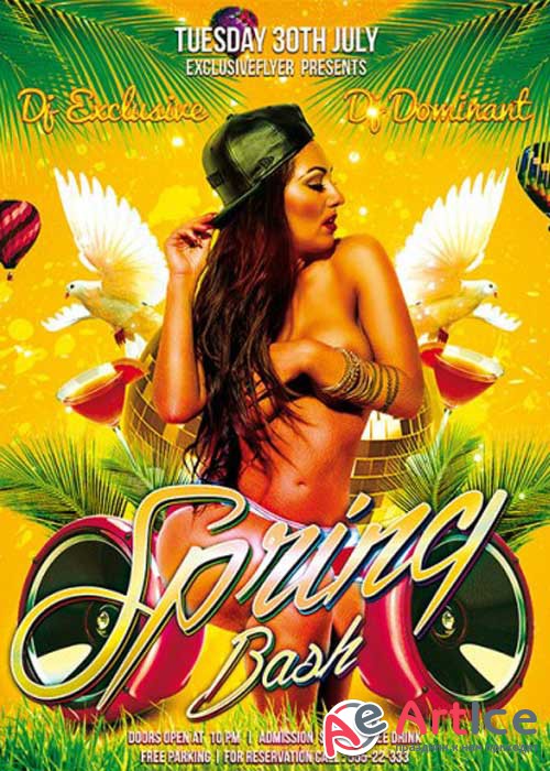 Spring Bash Premium Flyer Template