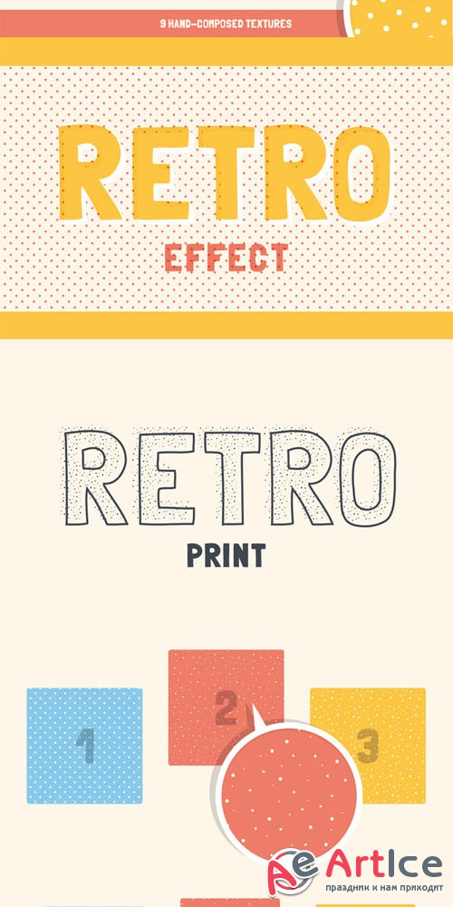 Vector handmade textures - Creativemarket 54902