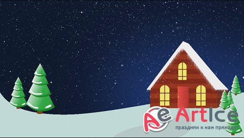 Winter Cabin FullHD