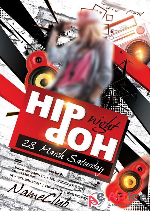 Funk V2 PSD Flyer Template