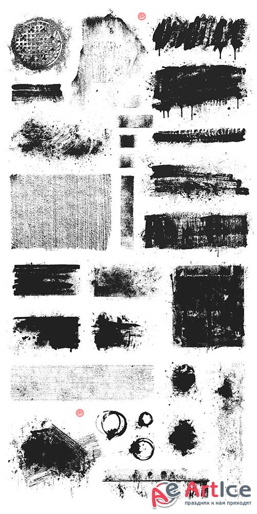 Grunge Shapes  Vector