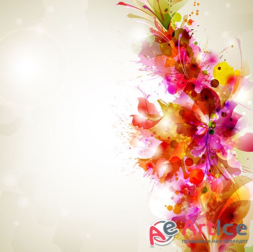 Color abstractions Vectors