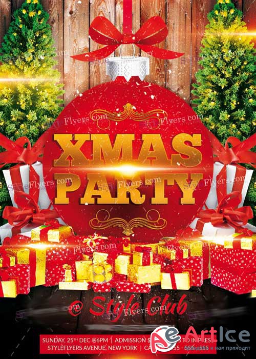 Xmas Party PSD V11 Flyer Template