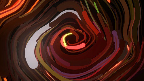 Blinking spiral