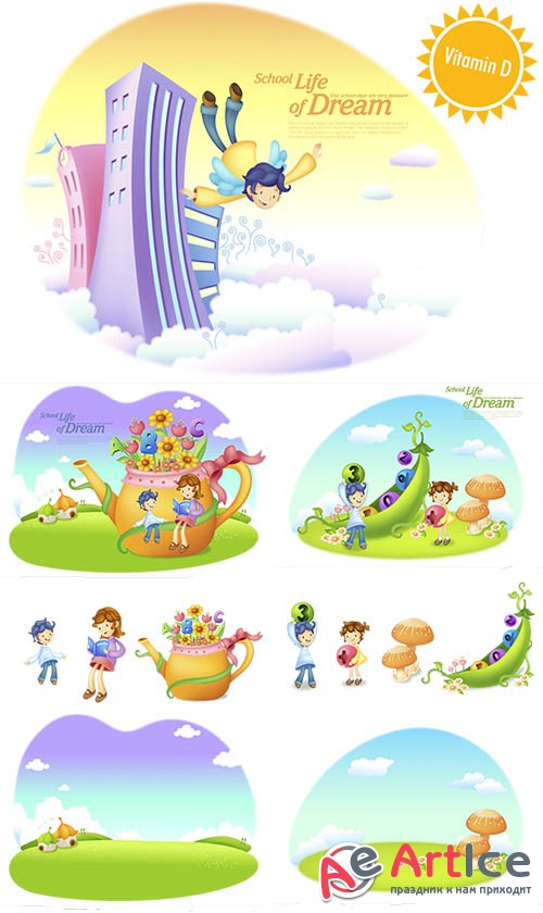 VitaminD - Education Illustrations