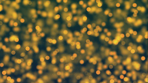 Bokeh yellow hue
