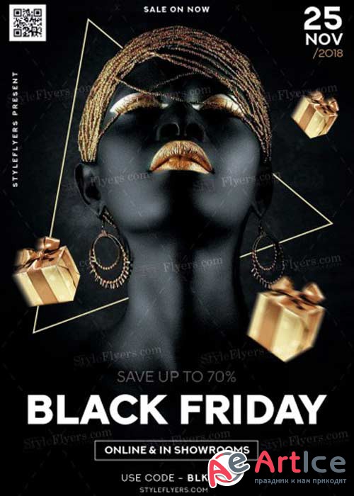 Black Friday Sale V32 PSD Flyer Template
