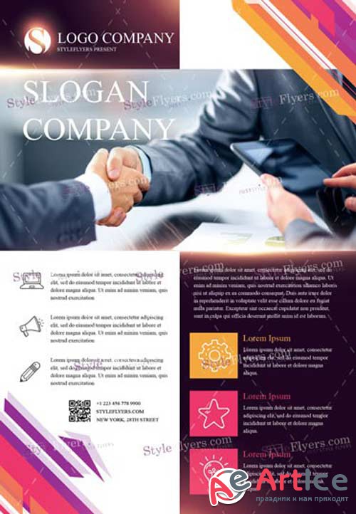 Business V14 2018 PSD Flyer Template