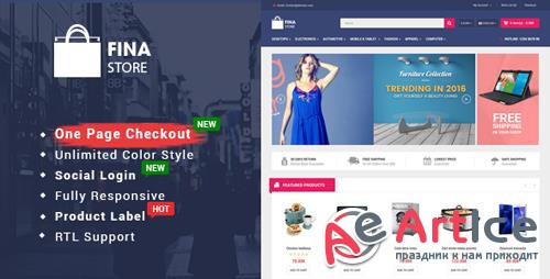 ThemeForest - Fina v1.0.2 - Responsive Multipurpose OpenCart 2.3 Theme - 19653673