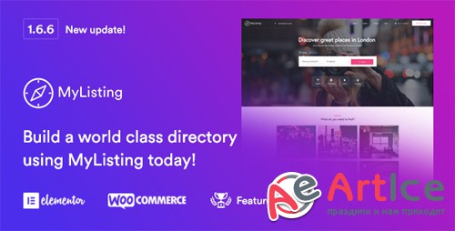 ThemeForest - MyListing v1.6.6 - Directory & Listing WordPress Theme - 20593226