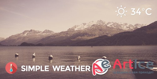 CodeCanyon - Weather WordPress Shortcode & Widget v4.3 - Simple Weather Plugin - 5458355