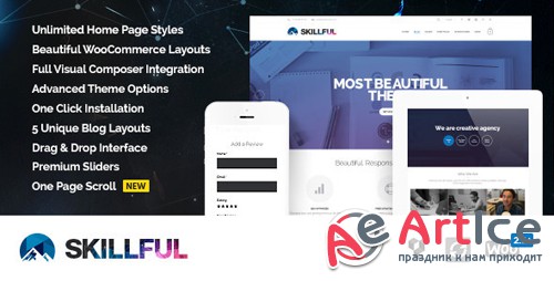 ThemeForest - Skillful v2.4.3.1 - Responsive Multi-Purpose Theme - 8192122