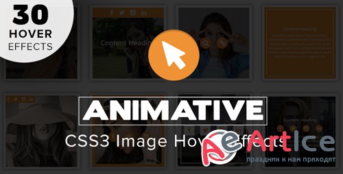 CodeCanyon - Animative v1.0 - CSS3 Image Hover Effects - 21663651