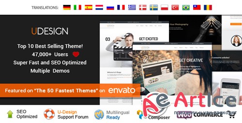 ThemeForest - uDesign v2.13.16 - Responsive WordPress Theme - 253220