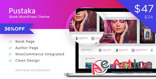 ThemeForest - Pustaka v2.9.4 - WooCommerce Theme For Book Store - 18632697