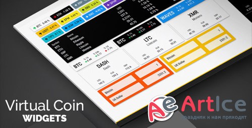 CodeCanyon - Virtual Coin Widgets v2.1.10 - Cryptocurrencies Shortcodes Wordpress Builder - 19343132