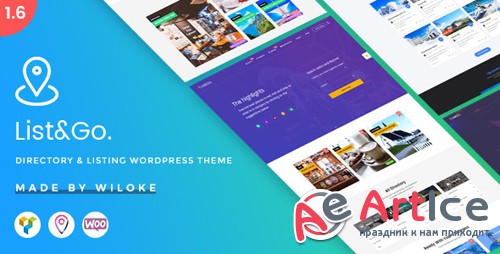 ThemeForest - ListGo v1.7.0 - Directory WordPress Theme - 20254260