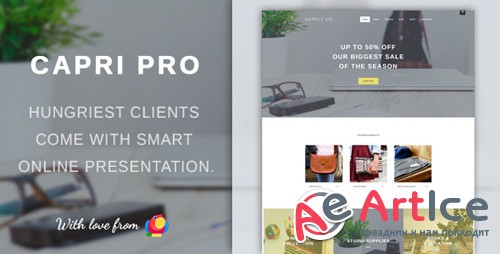 ThemeForest - Capri Pro v1.1.22 - Minimalist eCommerce Store Theme - 19980338