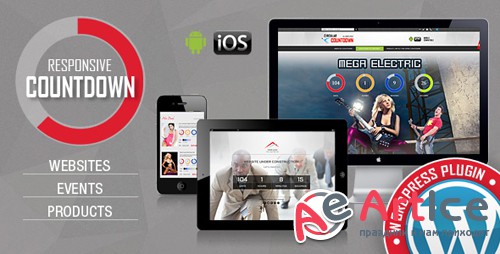 CodeCanyon - CountDown Pro WP Plugin v1.4.3 - WebSites/Products/Offers - 6305309