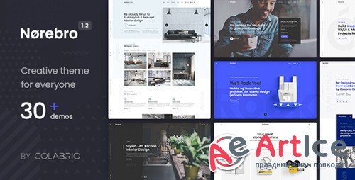 ThemeForest - Norebro v1.2.5 - Creative Multipurpose WordPress Theme - 20834703