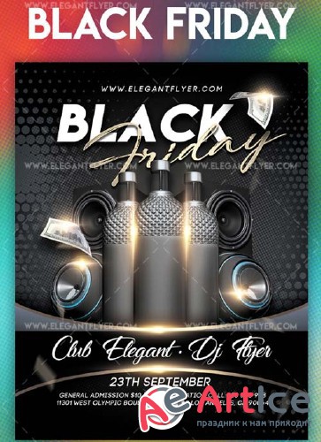 Black Friday V19 2018 Flyer PSD Template