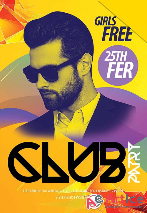 Club Patry V6 2019 Flyer Psd Template