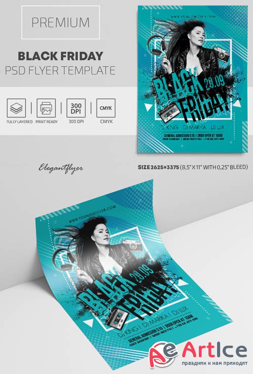 Black Friday V1809 2019 Premium PSD Flyer Template