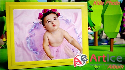 Kids Photo Album v - Project for After Effects
