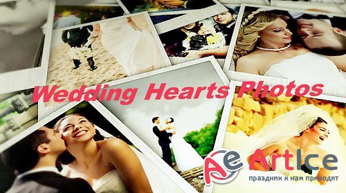 Wedding Hearts Photos 10351765 - Project for After Effects